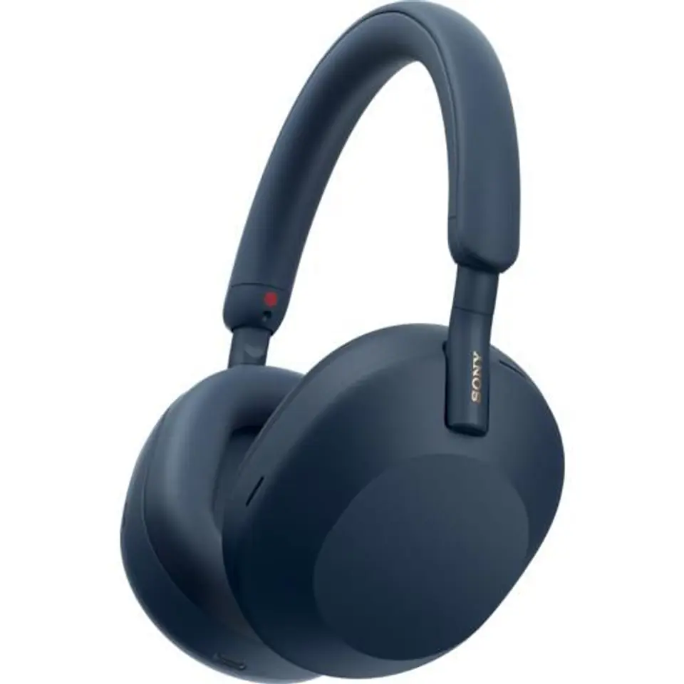 ⁨Sony WH-1000XM5 Headset Wired & Wireless Head-band Calls/Music Bluetooth Blue⁩ at Wasserman.eu