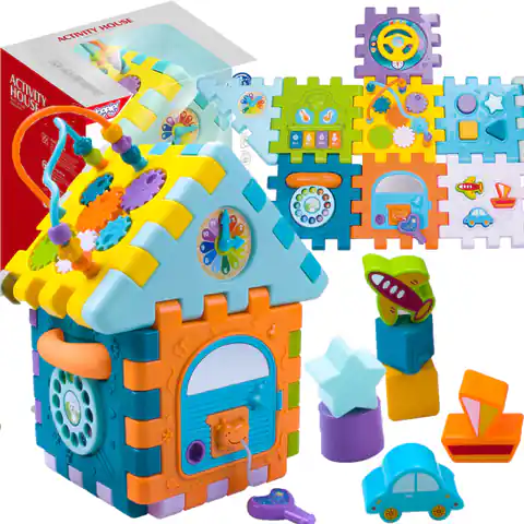 ⁨WOOPIE BABY Wielofunkcyjny Domek Aktywności Montessori 9w1 - 18m+⁩ w sklepie Wasserman.eu