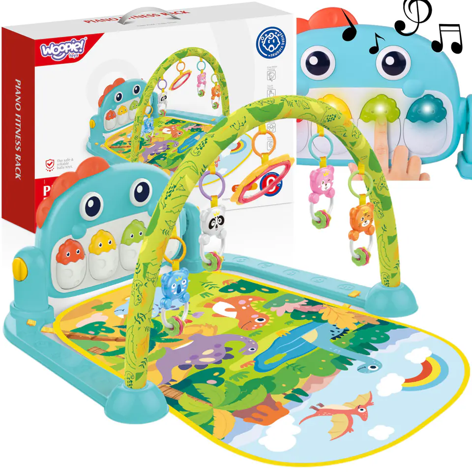 WOOPIE BABY Mata z Pałąkiem Dino w sklepie Wasserman.eu