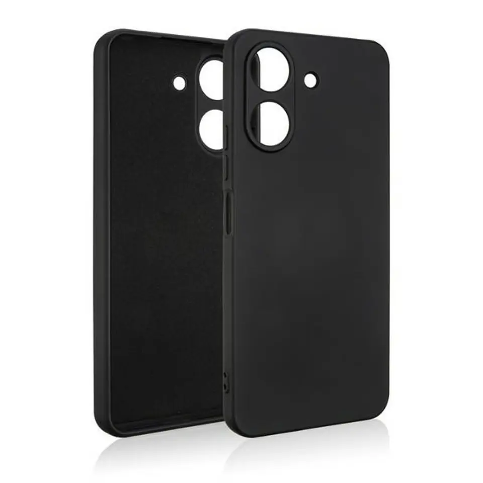 ⁨Beline Etui Silicone Xiaomi Redmi 13C 4G czarny/black Poco C65⁩ w sklepie Wasserman.eu