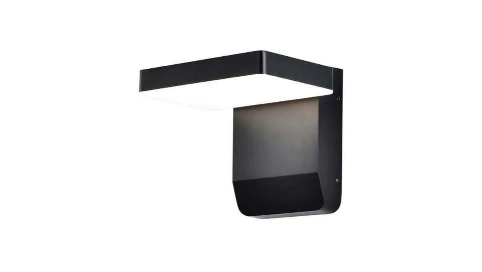 ⁨Oprawa elewacyjna LED 17W 2580lm 4000K regulowana Czarny kwadrat 2945⁩ w sklepie Wasserman.eu