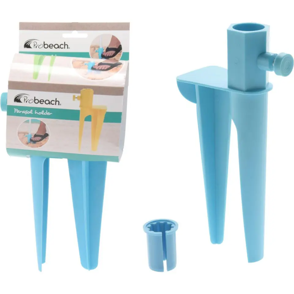 ⁨WBIJANA BAZA DO PARASOLA 28CM NIEBIESKA⁩ w sklepie Wasserman.eu
