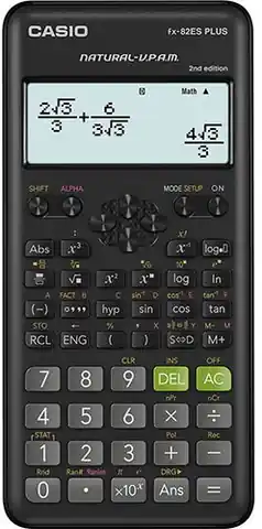 ⁨Casio FX-82ES PLUS-2 calculator Pocket Scientific Black⁩ at Wasserman.eu