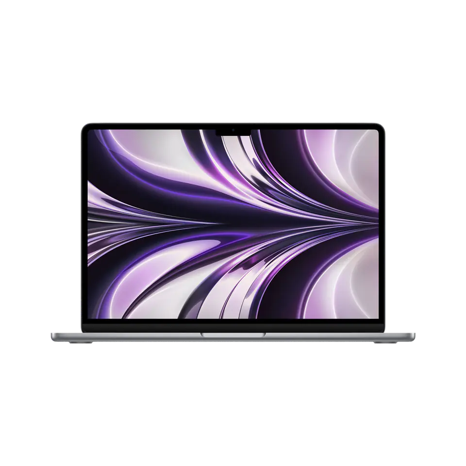 ⁨Apple MacBook Air Laptop 34.5 cm (13.6") Apple M M2 8 GB 256 GB SSD Wi-Fi 6 (802.11ax) macOS Monterey Grey⁩ at Wasserman.eu