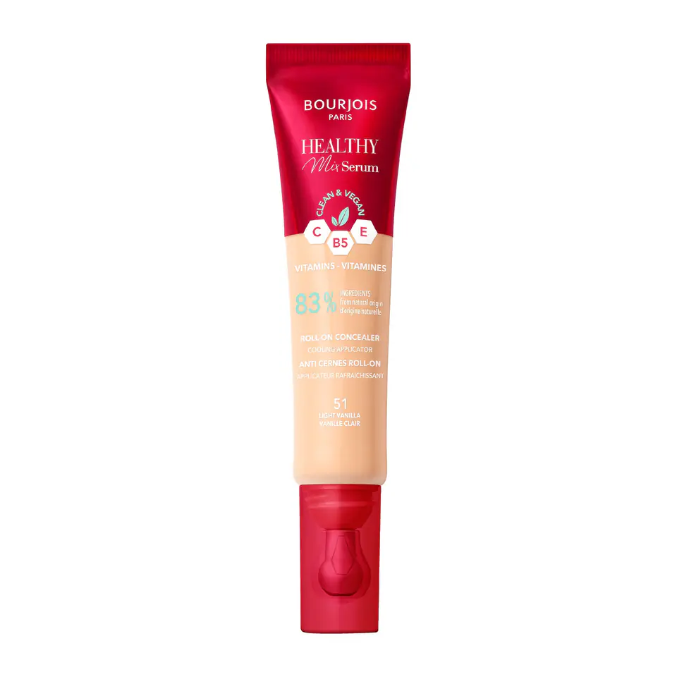 ⁨BOURJOIS Healthy Mix Serum Korektor pod oczy w płynie nr 51 LIGHT VANILLA⁩ w sklepie Wasserman.eu