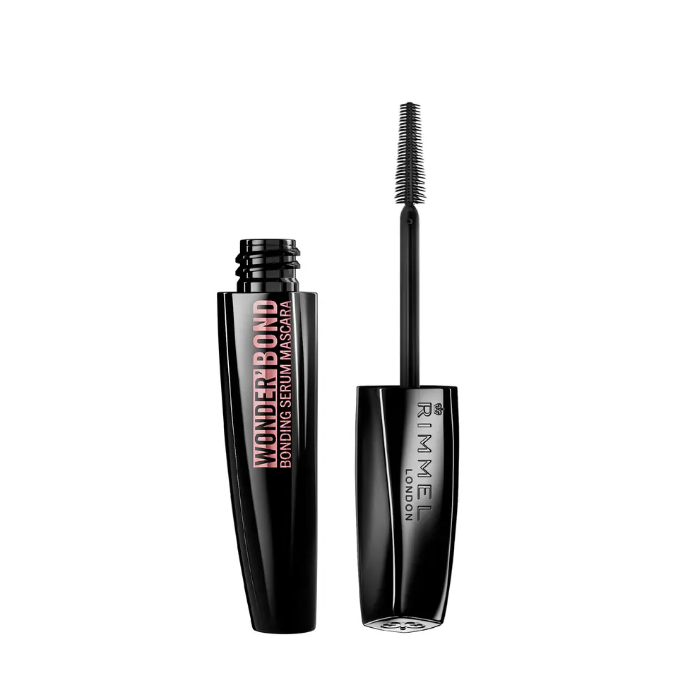 ⁨RIMMEL Wonder Bond Bonding Serum Mascara Tusz do rzęs 001 BLACK 11 ml⁩ w sklepie Wasserman.eu