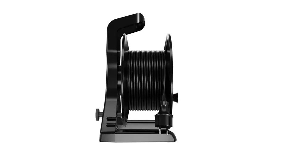 ⁨Przedłużacz bębnowy EXTREME LINE 4 gniazda z/u IP44 16A H05RR-F 3x1,5 15m czarny W-100022⁩ w sklepie Wasserman.eu