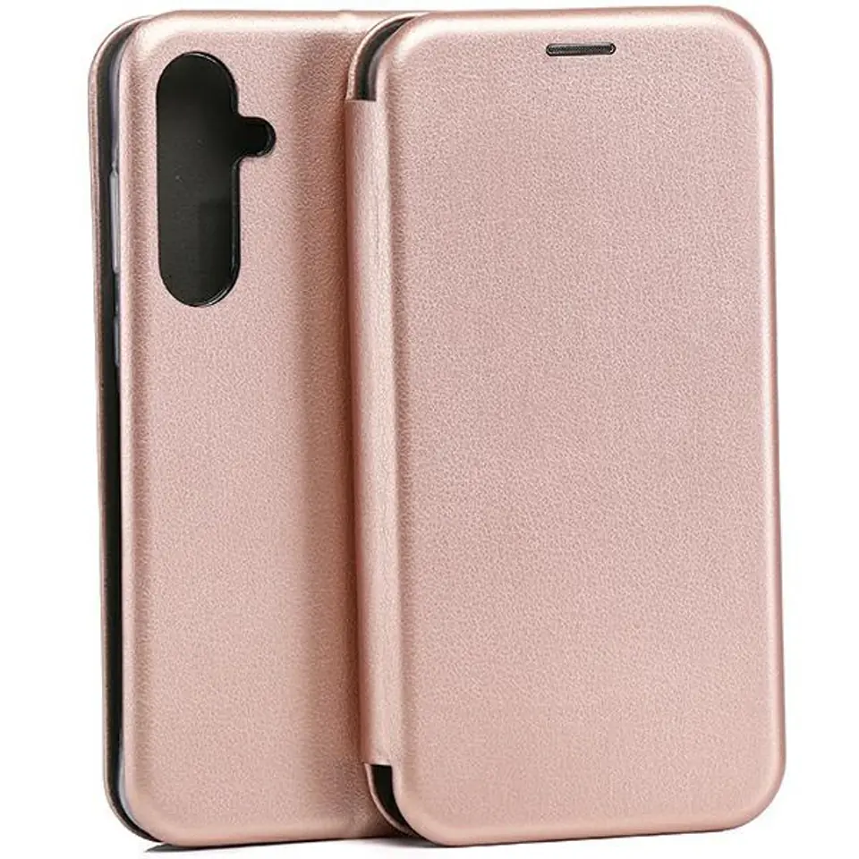 ⁨Beline Etui Book Magnetic Samsung A35A356 różowo-złoty/rose gold⁩ w sklepie Wasserman.eu