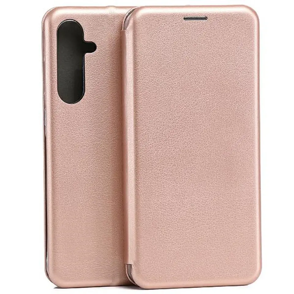 ⁨Beline Etui Book Magnetic Samsung A55A556 różowo-złoty/rose gold⁩ w sklepie Wasserman.eu