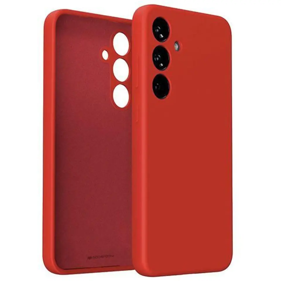 ⁨Mercury Silicone Samsung S23 FE S711 czerwony/red⁩ w sklepie Wasserman.eu