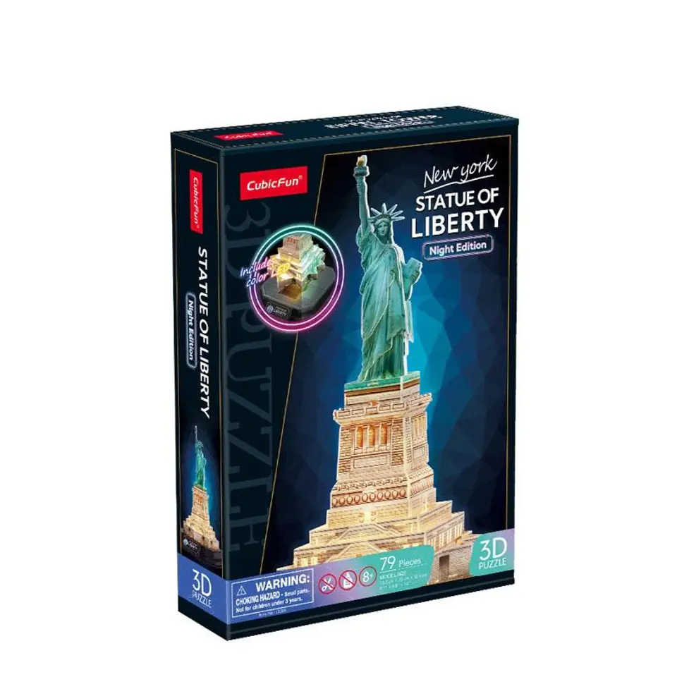 Puzzle 3D Statua Wolności LED w sklepie Wasserman.eu