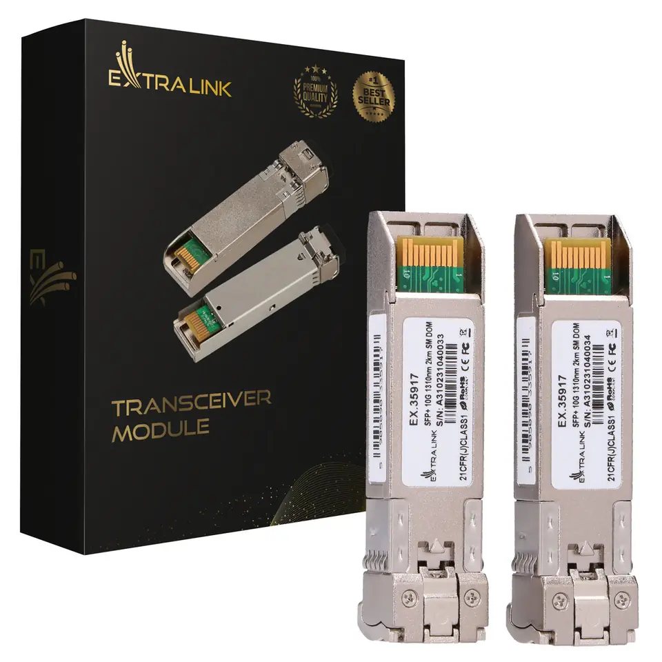 ⁨EXTRALINK SFP+ 10G 1310NM SM LC 2KM 2-PACK⁩ w sklepie Wasserman.eu