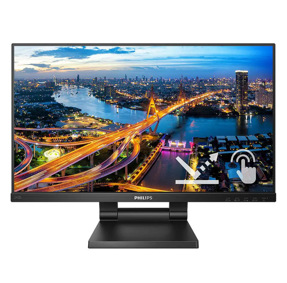 ⁨Philips 23,8, 1920x1080, IPS, Flat,⁩ w sklepie Wasserman.eu