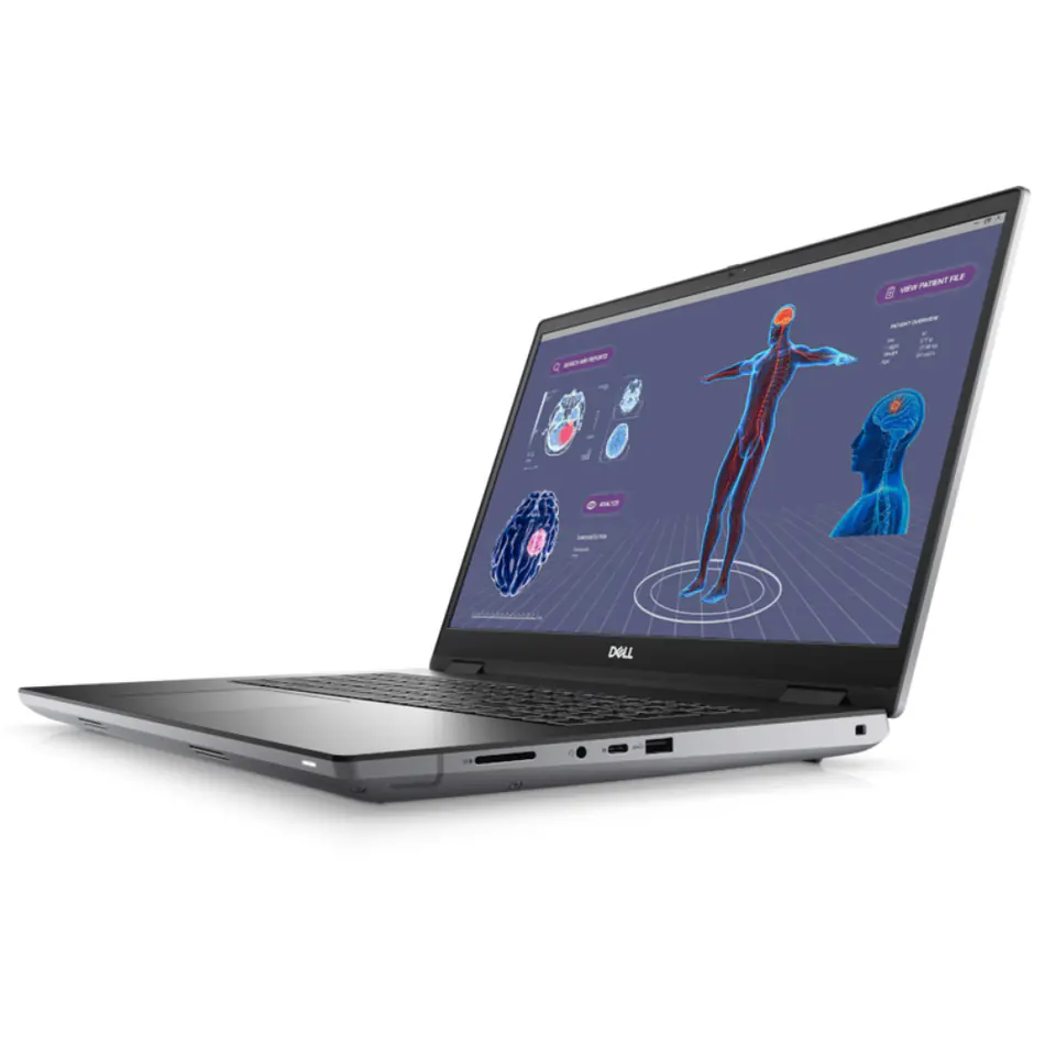 ⁨Notebook DELL Precision 7780 (17.3"/I9-13950HX/RTX3500A/32GB/SSD1TB/W11P/Szaro-czarny)⁩ w sklepie Wasserman.eu