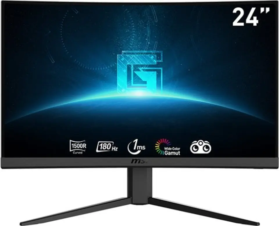 ⁨Monitor MSI G24C4 E2 (23.6" /VA /180Hz /1920 x 1080 /Czarny)⁩ w sklepie Wasserman.eu