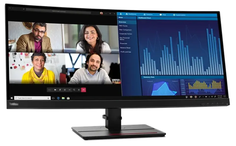 ⁨LENOVO 34.14" 3440 x 1440 62DCRAT3EU Black Monitor⁩ at Wasserman.eu