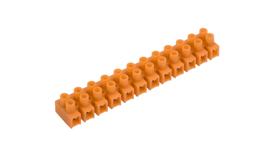 ⁨Threaded terminal block 12-lane 6mm2 orange LTF 12-6.0 21412108⁩ at Wasserman.eu