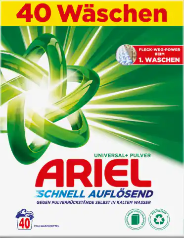 ⁨Ariel Universal+ Pulver Proszek do Prania 40 prań DE⁩ w sklepie Wasserman.eu