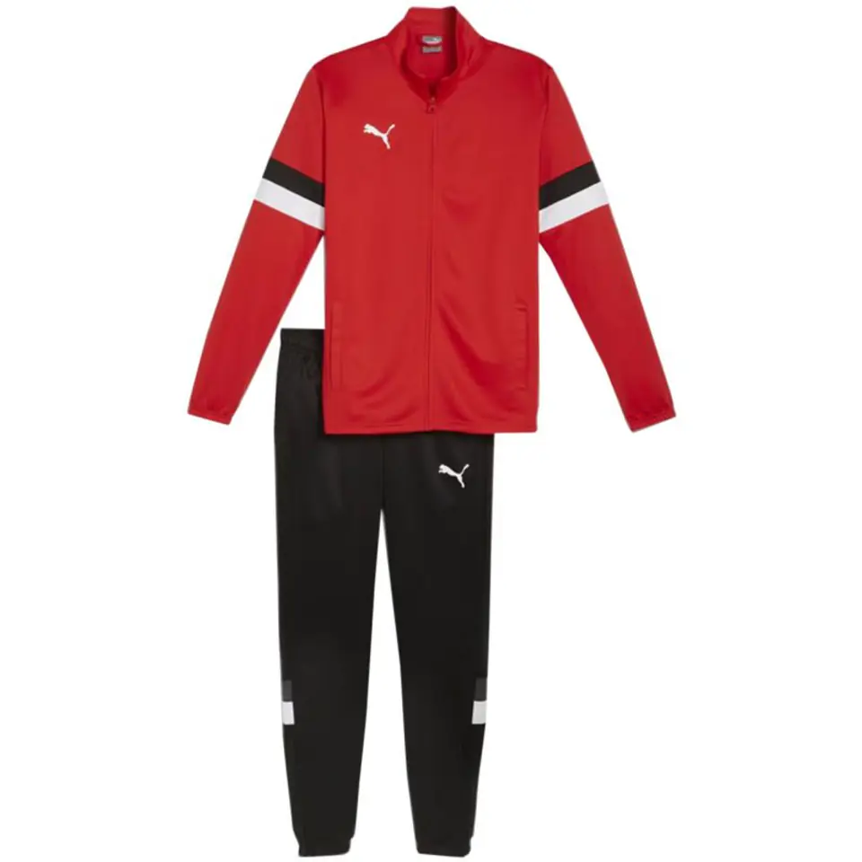 ⁨Dres Puma Team Rise M 658653 (kolor Czarny. Czerwony, rozmiar L)⁩ w sklepie Wasserman.eu
