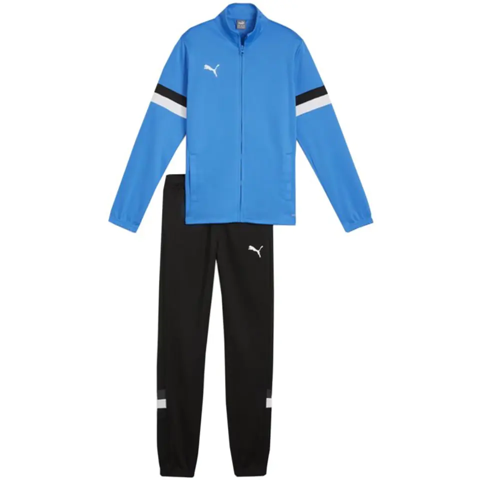 ⁨Puma Team Rise Tracksuit blue-black 658655 02⁩ at Wasserman.eu