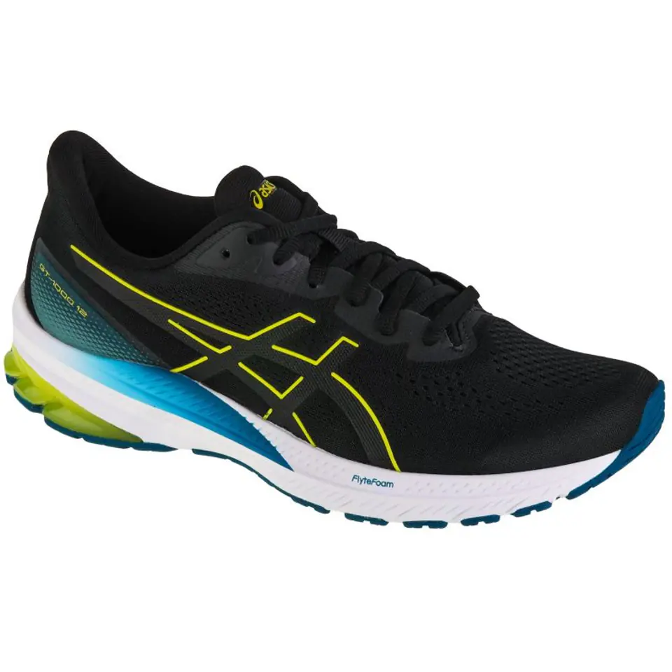 ⁨Buty do biegania Asics GT-1000 12 M 1011B631 (kolor Czarny, rozmiar 42.5)⁩ w sklepie Wasserman.eu