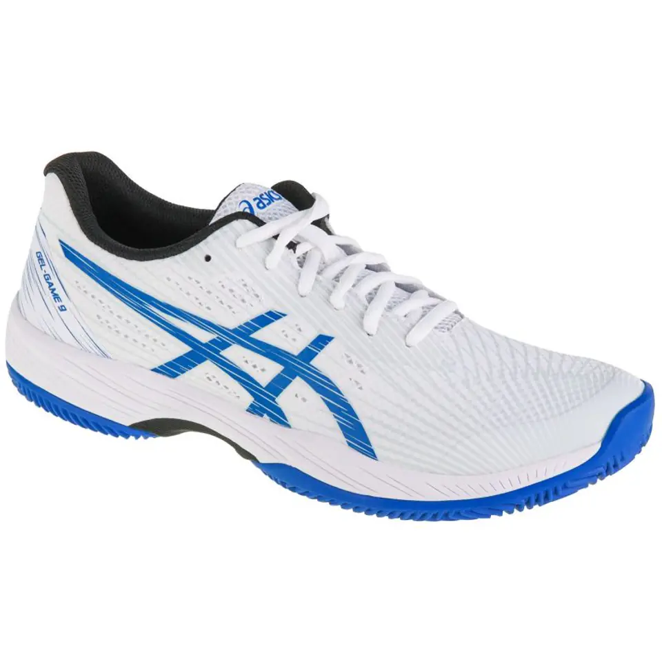 ⁨Buty do tenisa ziemnego Asics Gel-Game 9 Clay/Oc M 1041A358 (kolor Biały, rozmiar 42.5)⁩ w sklepie Wasserman.eu