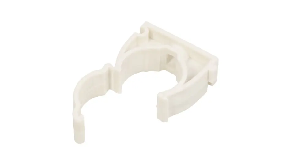 ⁨Closed bracket for smooth pipes UZ 25 white 68045 /100pcs/⁩ at Wasserman.eu