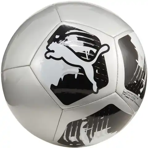 ⁨Piłka nożna Puma Big Cat 84214 (kolor Szary/Srebrny, rozmiar 4)⁩ w sklepie Wasserman.eu
