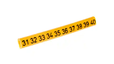 ⁨Oznacznik przewodów OZ-0/31-40 żółty E04ZP-01020101400 /100szt./⁩ w sklepie Wasserman.eu