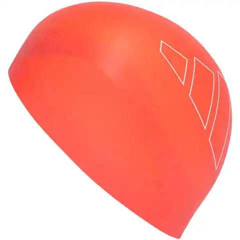 ⁨Czepek pływacki adidas Logo Swim (kolor Czerwony. Pomarańczowy)⁩ w sklepie Wasserman.eu