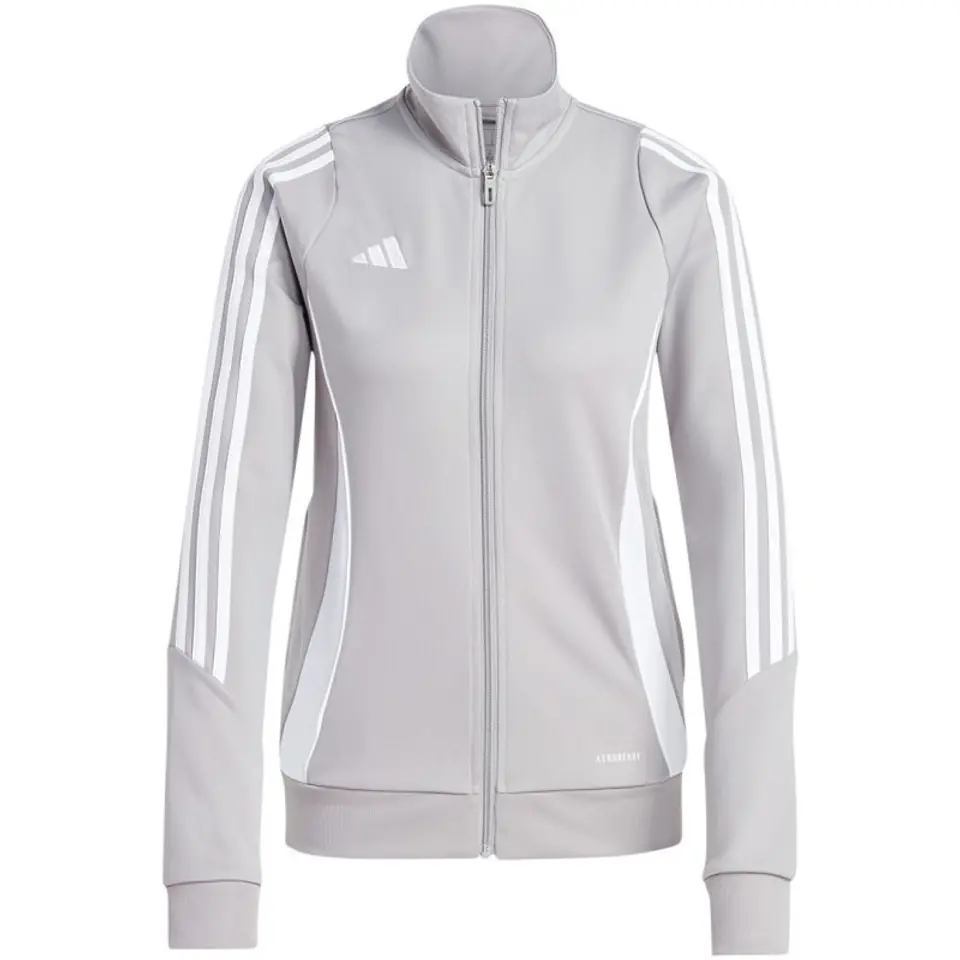 ⁨Bluza adidas Tiro 24 Training W (kolor Szary/Srebrny, rozmiar L)⁩ w sklepie Wasserman.eu