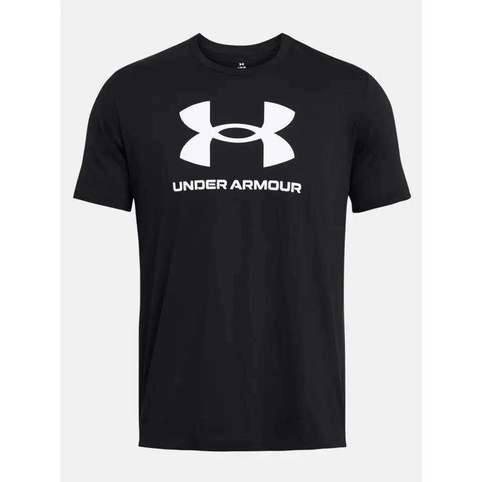 ⁨Koszulka męska Under Armour Sportstyle Logo czarna 1382911 001 M⁩ at Wasserman.eu