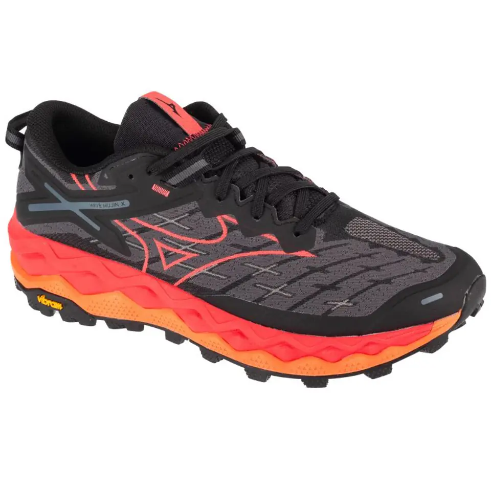 ⁨Buty do biegania Mizuno Wave Mujin 10 M (kolor Czarny. Czerwony, rozmiar 42.5)⁩ w sklepie Wasserman.eu