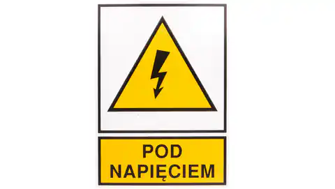 ⁨Plate /warning sign/ POP 105X148P P.NAP. E04TZ-01012130800 /10pcs/⁩ at Wasserman.eu