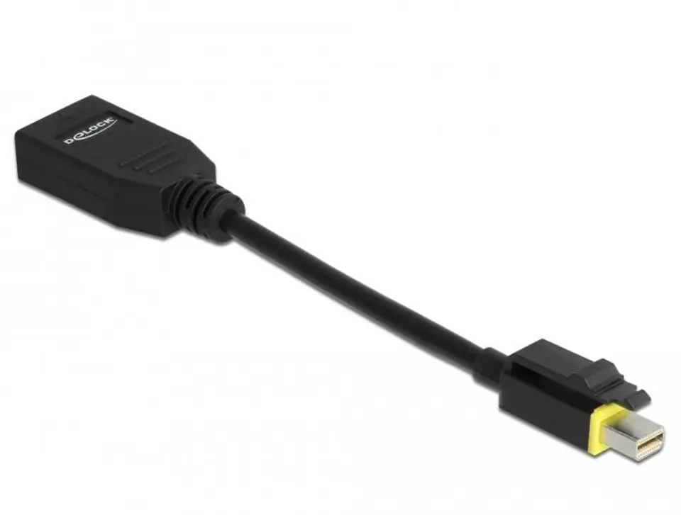 ⁨DELOCK mini DP 1.4 > DP Adapter mit Einrastfunktion 8K 60Hz⁩ at Wasserman.eu