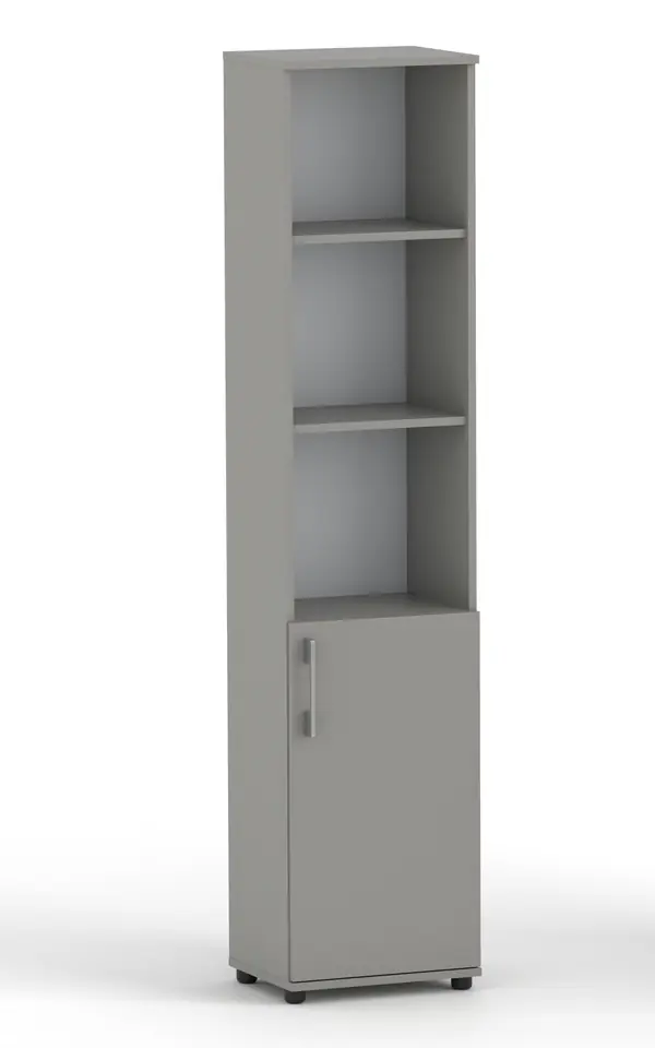 ⁨Regał G 40 II 1D szary⁩ w sklepie Wasserman.eu