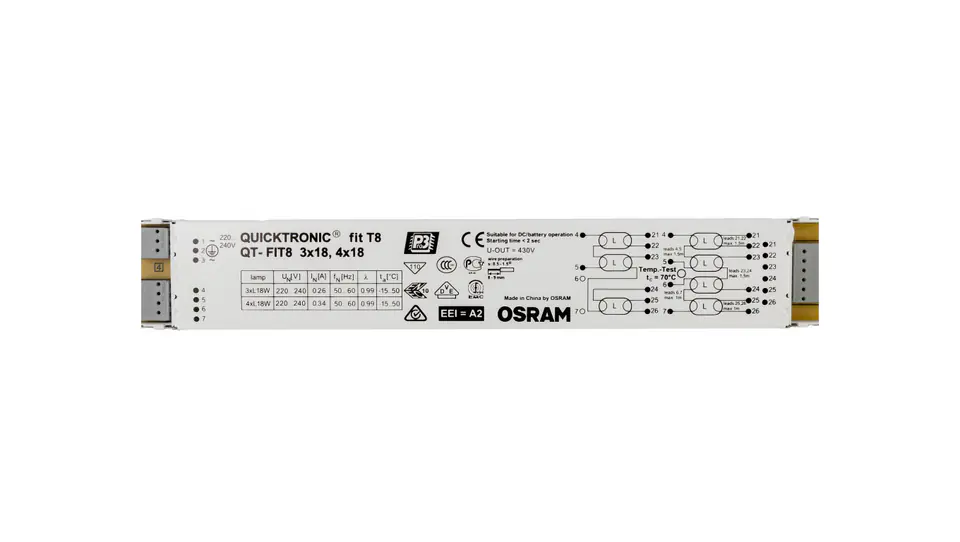 ⁨Statecznik elektroniczny QT-FIT8 3/4x18W QUICKTRONIC 4008321294302⁩ w sklepie Wasserman.eu