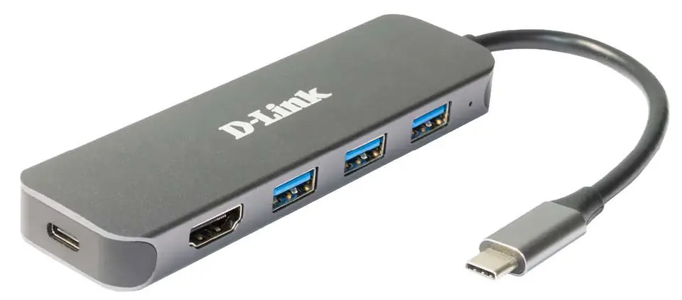 ⁨D-Link 5-in-1 USB-C Hub with⁩ w sklepie Wasserman.eu