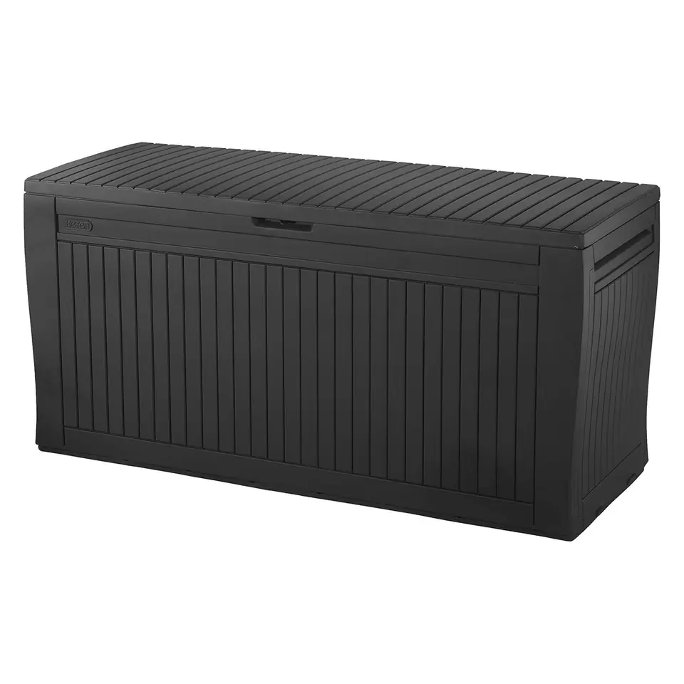 ⁨Skrzynia ogrodowa COMFY STORAGE BOX 270 L graphite⁩ w sklepie Wasserman.eu