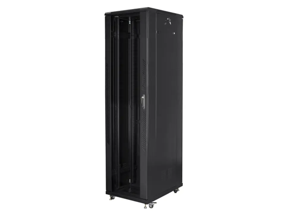 ⁨LANBERG FF01-8837-12B-kpl Lanberg szafa stojąca rack 19 37U 800 x 800mm czarna; flat pack⁩ w sklepie Wasserman.eu