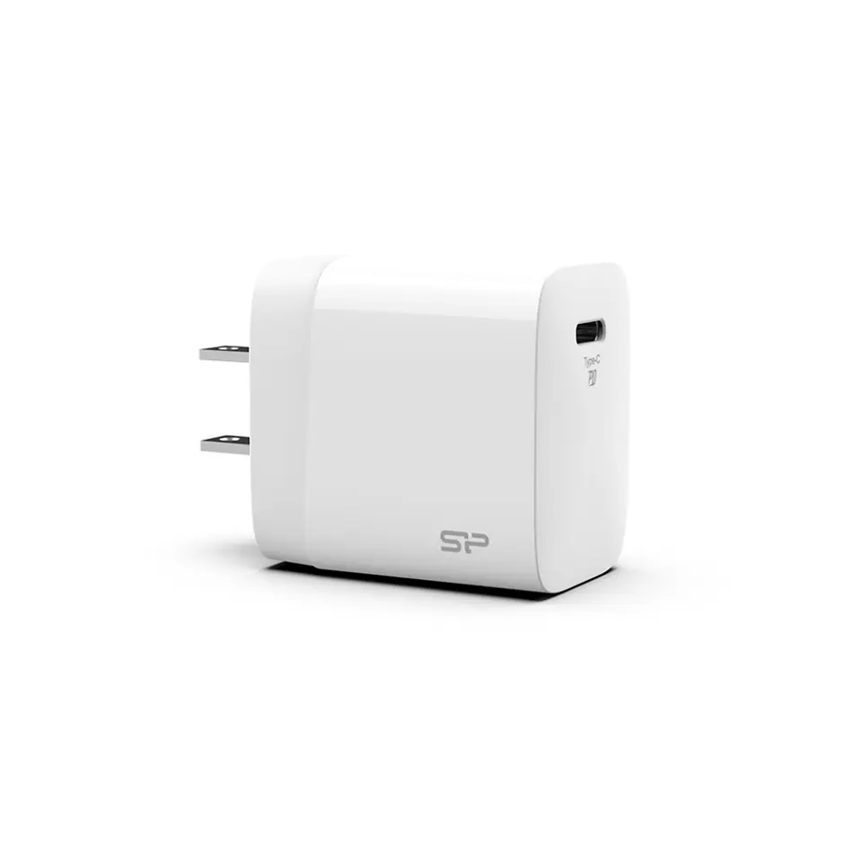 ⁨Ładowarka SILICON POWER SP18WASYQM10L0CW(1x USB Typ C\5V)⁩ w sklepie Wasserman.eu