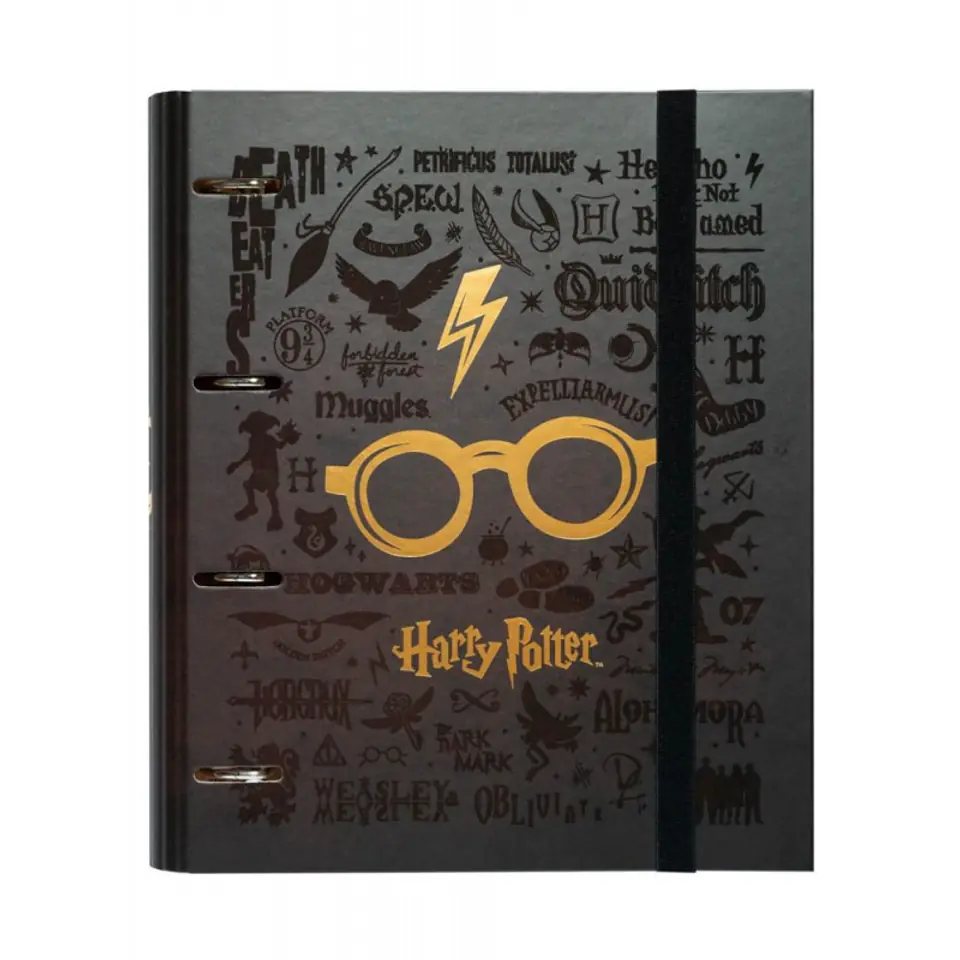 ⁨Harry Potter - Segregator A4 (4 ringi, gumka)⁩ w sklepie Wasserman.eu