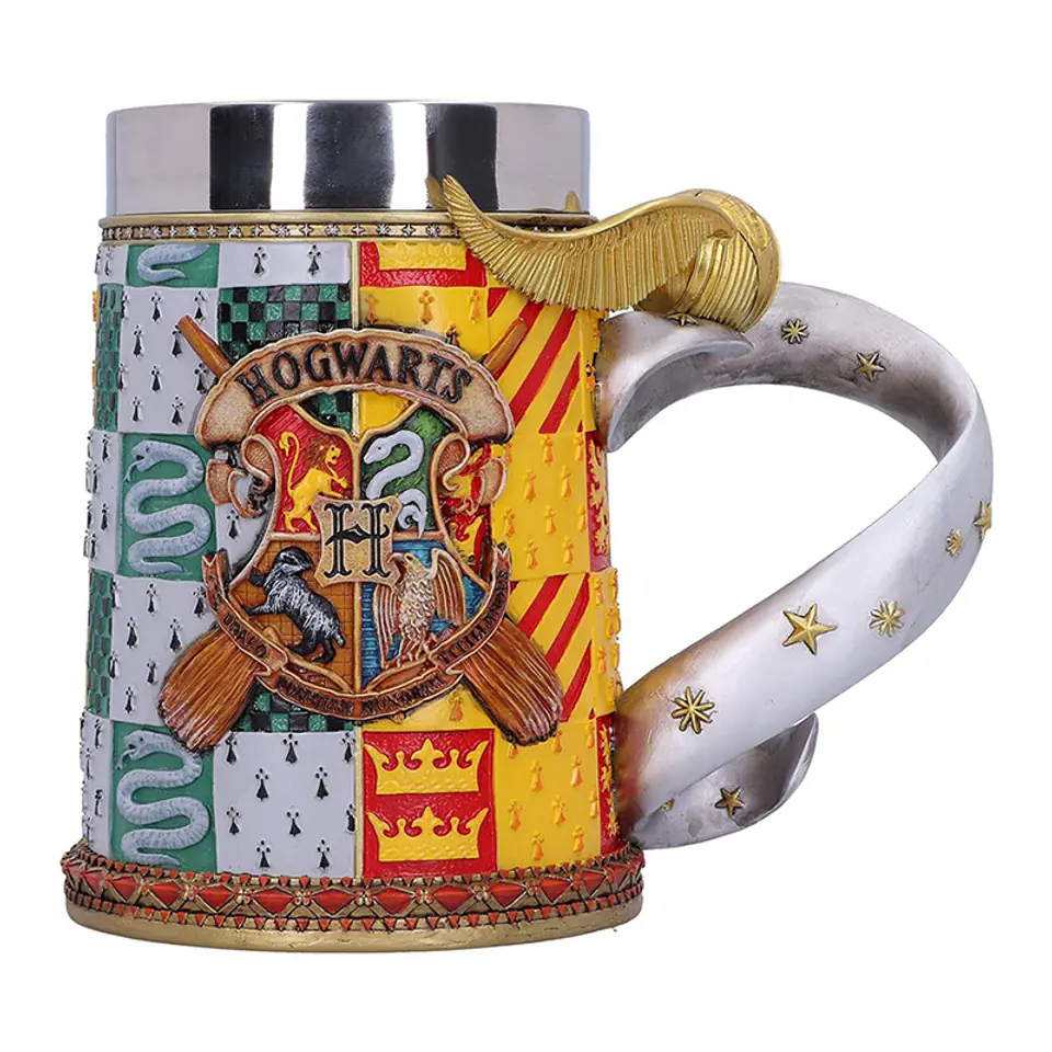 Harry Potter - Kubek / kufel ze stali nierdzewnej w pudełku prezentowym Golden Snitch 600 ml w sklepie Wasserman.eu