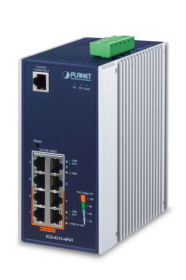 ⁨Planet IP30 Industrial L2/L4 4-Port⁩ w sklepie Wasserman.eu