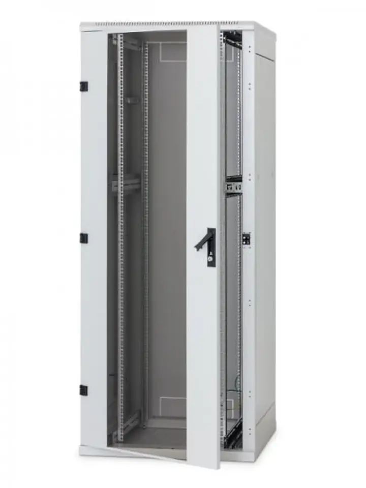 ⁨Triton 19"  rack 27U/600x600, glass grey Freestanding rack RMA-27-A66-CAX-A1⁩ at Wasserman.eu