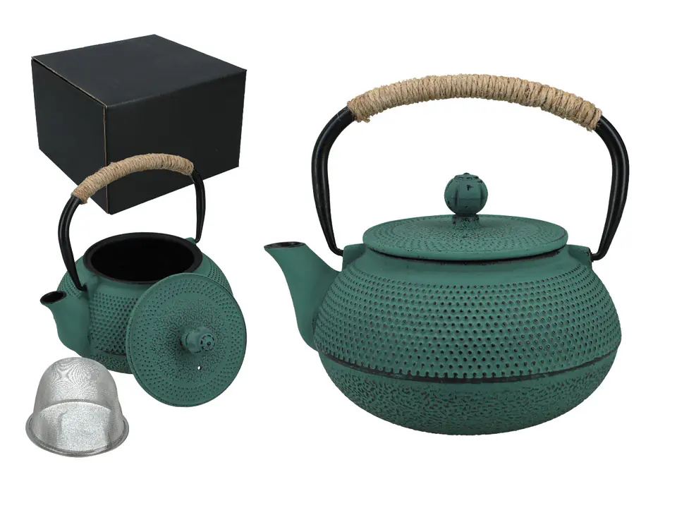 ⁨Czajniczek żeliwny z emaliowanym wkładem.⁩ w sklepie Wasserman.eu