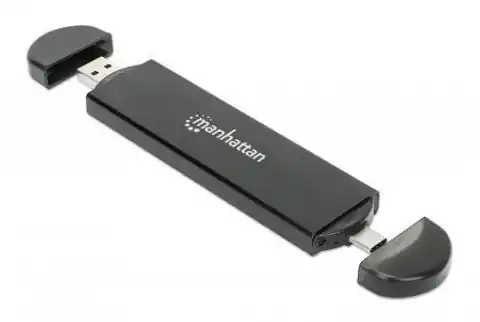 ⁨USB-C/A 3.2 Gen2 External Enclosure for M.2 NVMe Drive, SATA SSD⁩ at Wasserman.eu