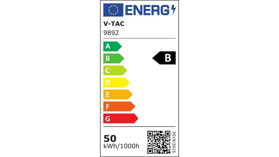 ⁨Projektor LED 50W 9250lm 4000K Dioda SAMSUNG 185LM/W IP65 Czarny 9892⁩ w sklepie Wasserman.eu