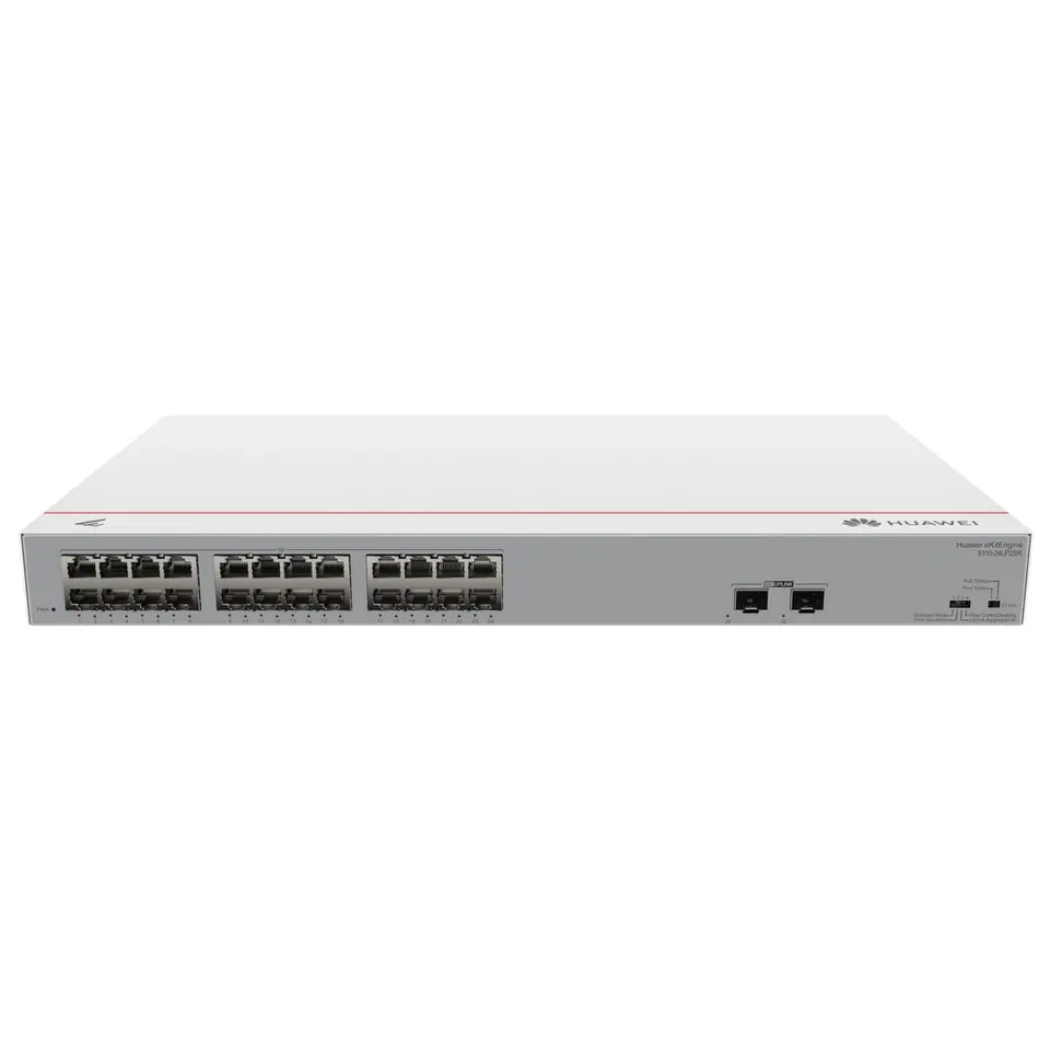 ⁨Huawei S110-24LP2SR | Switch | 24x GE PoE+, 2x SFP, 124W, AC⁩ at Wasserman.eu