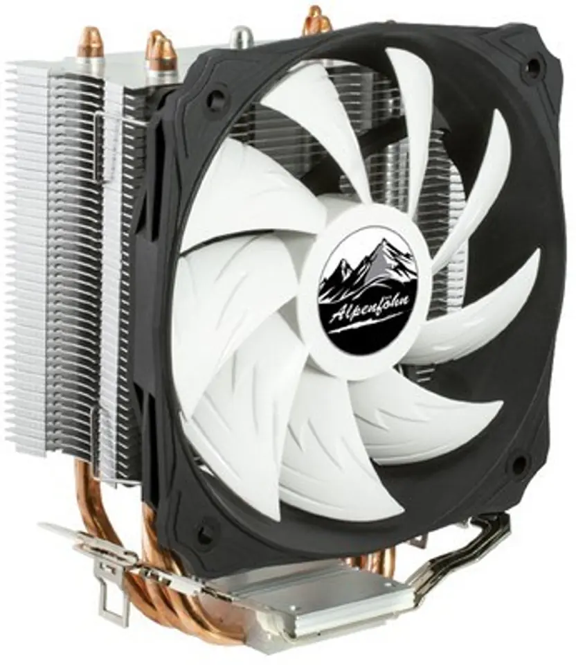 ⁨Alpenföhn Ben Nevis Processor Cooler 12 cm Black, Copper, Silver, White⁩ at Wasserman.eu